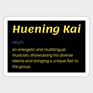 Definition of Huening Kai TXT Magnet